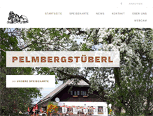 Tablet Screenshot of pelmbergstueberl.at